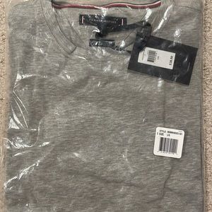 Tommy Hilfiger long sleeve shirt. White, navy, grey.  Choose one